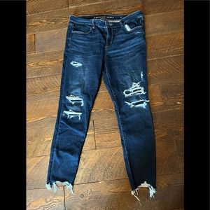 American Eagle size 18 distressed jeans
